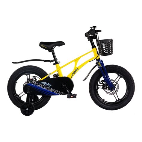 Велосипед детский Maxiscoo AIR Pro 16'', желтый матовый, 2024 г MSC ...