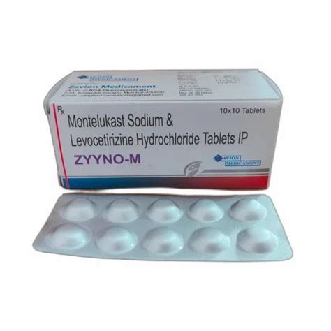 Montelukast Sodium Levocetirizine Hydrochloride Tablet Ip Zovion