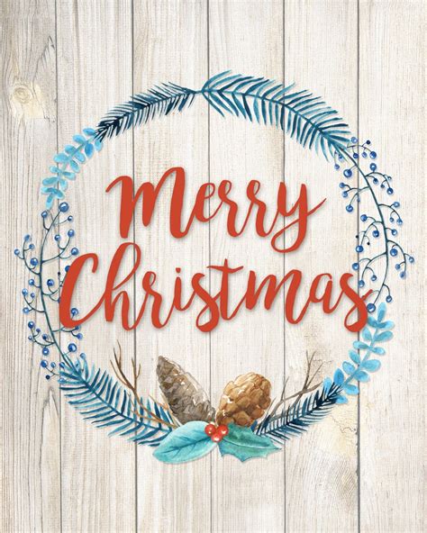christmas printables wall art 1