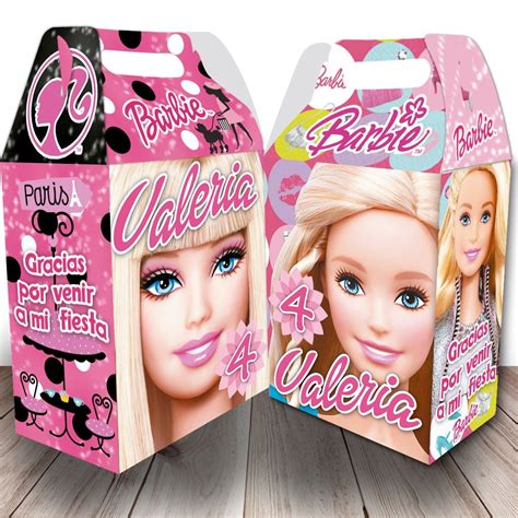 Cajas Dulceros Personalizados Barbie Dise Os A Elegir En