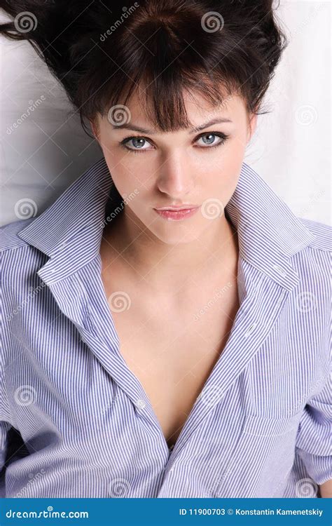 Retrato Del Brunette Sexual Imagen De Archivo Imagen De Cara Modelo