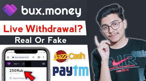 Buxmoney Withdrawal Buxmoney Real Or Fake Bux Money Review Youtube