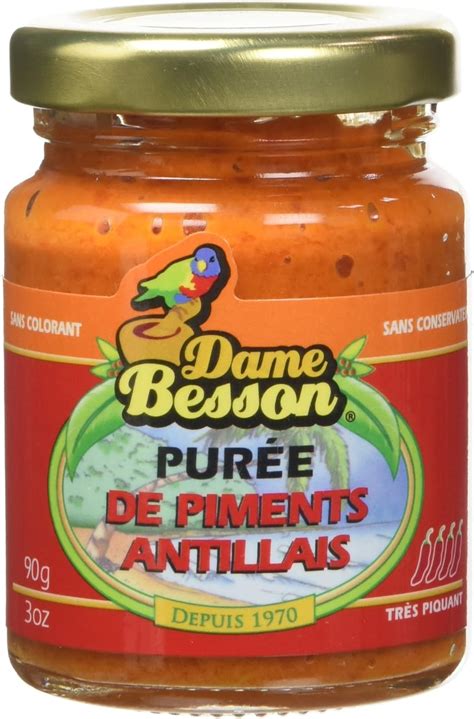 Dame Besson Purée de Piments 90 g x Lot de 3 270g Amazon fr Epicerie