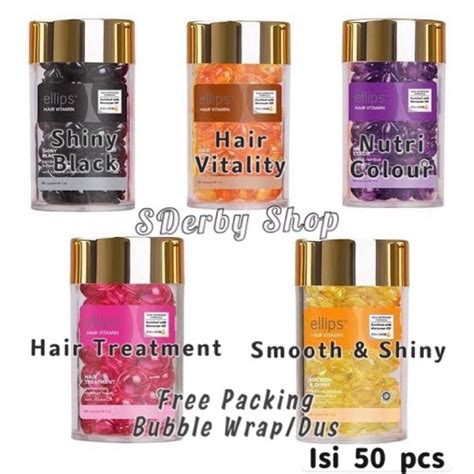 Jual Ellips Hair Vitamin Rambut Elips Isi Kemasan Botol Shopee