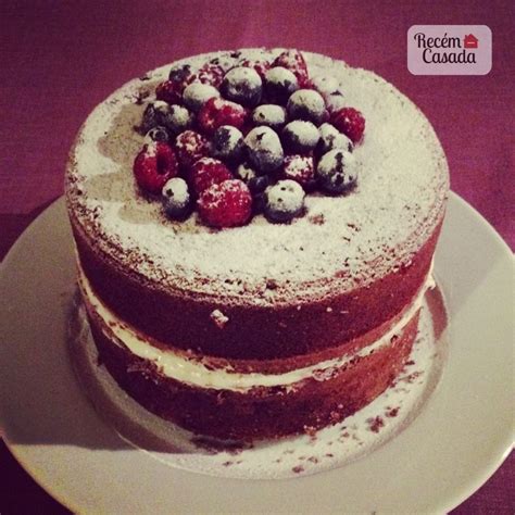 Receita De Naked Cake De Chocolate E Frutas Vermelhas C Ntia Costa