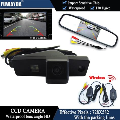 FUWAYDA Wireless CCD Chip Car Rear View Backup Camera For Toyota