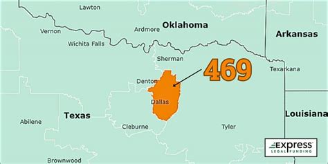 The 469 Area Code in Texas: City Locations and Coverage Map
