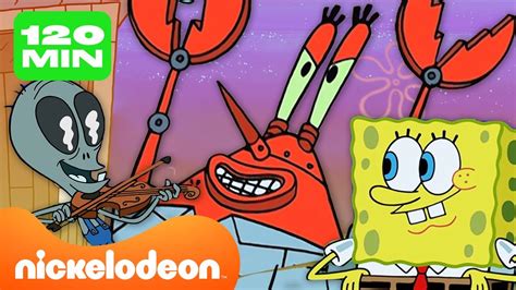 سبونج بوب أكثر لحظات سبونج بوب العلمية 👽 ساعتان Nickelodeon