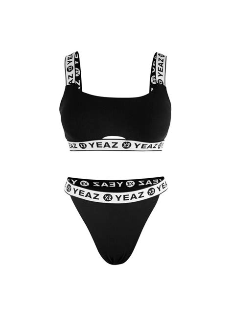 Yeaz Bikini BAGATELLE Bikini Czarny Modivo Pl