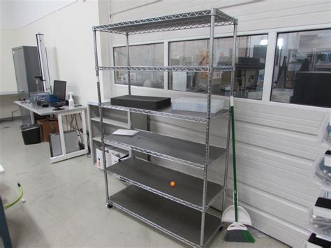 Machines Used Seville Classic Nsf Stainless Rolling Rack With 6 Shelves