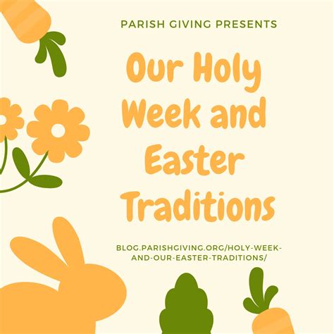 Holy Week and Our Easter Traditions – Parish Giving Blog