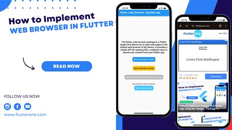 Implementing A Web Browser In Flutter Using Flutter Web Browser Package