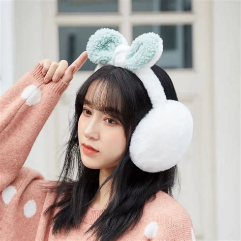 Bonnet Cagoule Protège Oreilles En Peluche Pour Femmes Oreilles De