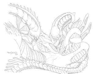 Xenomorphs Luscious Hentai Manga Porn