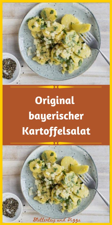 Original Bayerischer Kartoffelsalat Kartoffelsalat Bayerischer