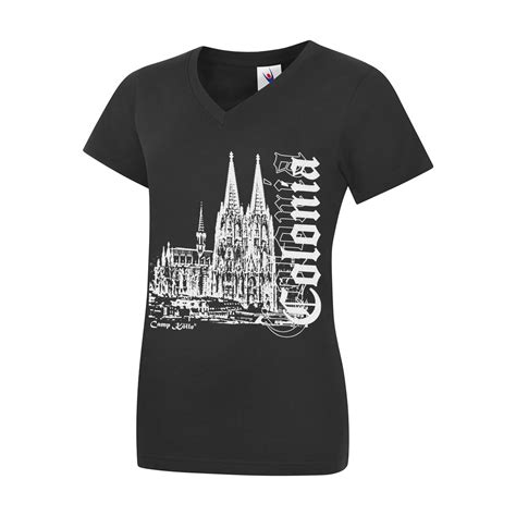 Damen T Shirt Mit V Ausschnitt Dom Colonia Joyette