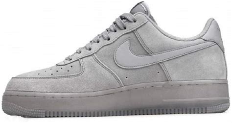 Nike Air Force 1 07 Lv8 Grey Suede Trainers 75 Uk Uk Shoes And Bags