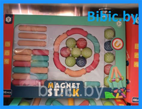 Детский магнитный конструктор Magnet Stick 36 деталей, детская ...