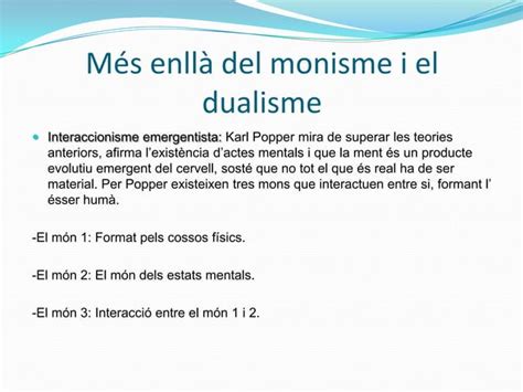 Teories Sobre El Cervell I La Ment Ppt