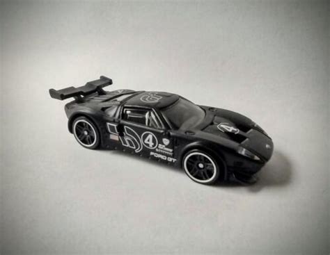 Ford Gt Lm Gran Turismo Hot Wheels Race Car Mattel Black