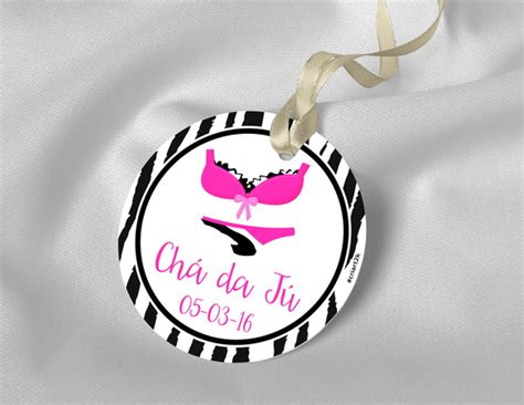 Tag de agradecimento Chá de Lingerie no Elo7 Decor2k Francisco 12244F4