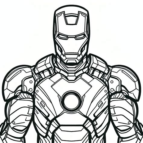 25 Iron Man Boyama Sayfaları Ücretsiz İndirilebilir Ve Yazdırılabilir