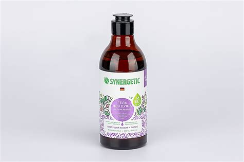 Гель для душа «SYNERGETIC» Цветущий инжир и лотос, 380 мл – купить по ...