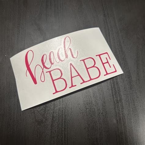 Beach Babe Sticker Sticker Boost