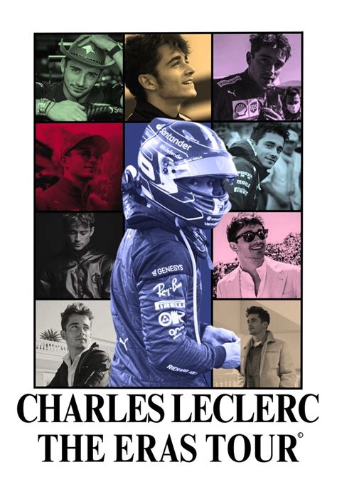 Charles Leclerc The Eras Tour En F Posters P Steres Retro