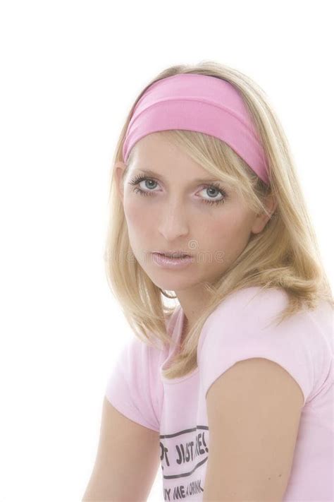 Beautiful Blonde Model 5 Stock Image Image Of Beauty Flirt 781841