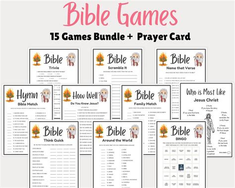 Bible Games Printable Bible Games For Kids Bible Games For Adults