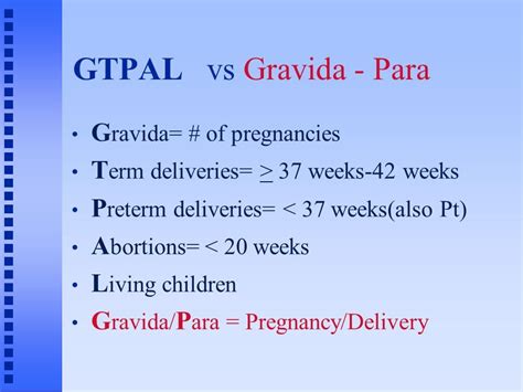 Para Medical Term Ob