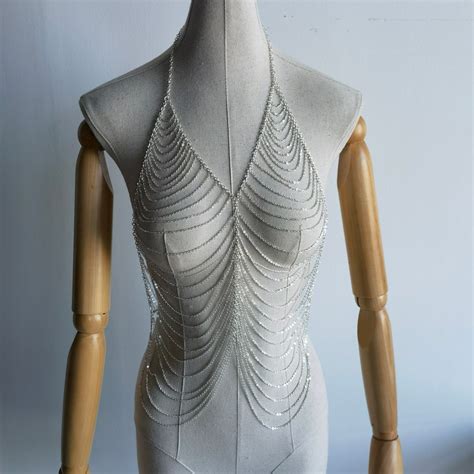 Sexy Bikini Body Chain Top Body Chain Body Jewelry Etsy