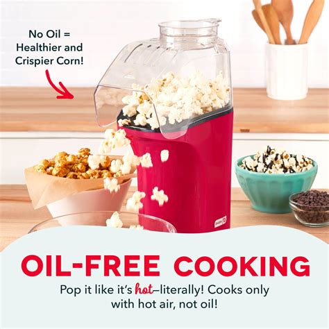 Snapklik DASH Hot Air Popcorn Popper Maker