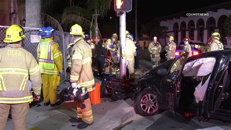 Multiple Victims Following Two Car Crash Huntington Beach CA YouTube