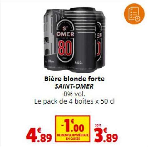 Promo Bi Re Blonde Forte Saint Omer Chez Coccinelle Express Icatalogue Fr