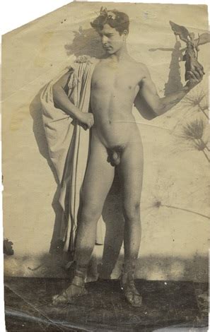 Young nude boy in classical pose by Guglielmo von Plüschow on artnet
