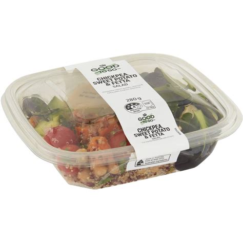 Woolworths Good To Go Chickpea Sweet Potato And Fetta Salad 280g