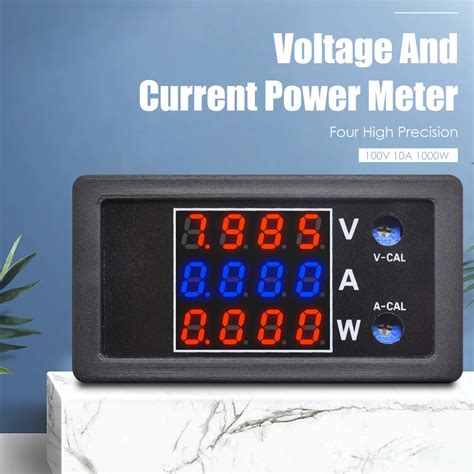 4-разрядный высокой точности 100V 10A 1000W Мощность Вольтметр ...