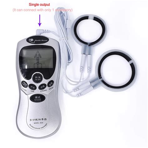 Electro Shock Box For Estim Sex Toys Chastity Cage Penis Anal Plug Nipple Clamps Electric Taser