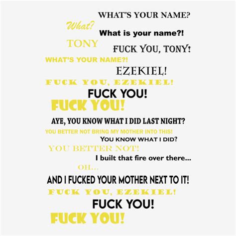 Fuck You Tony Fuck You Ezekiel Travel Mug By Georgesoce Artistshot
