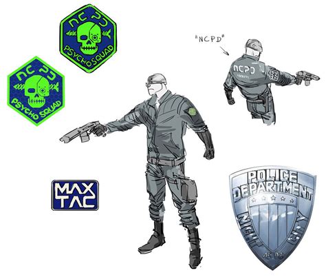 Max Tac Ncpd Concept Art Rtheneonarcade