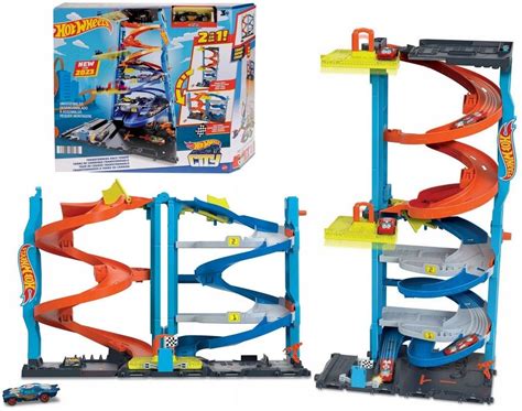 Hot Wheels City Zestaw Tor Wy Cigowa Wie A Z Transformacj Winda W Hkx Erli Pl