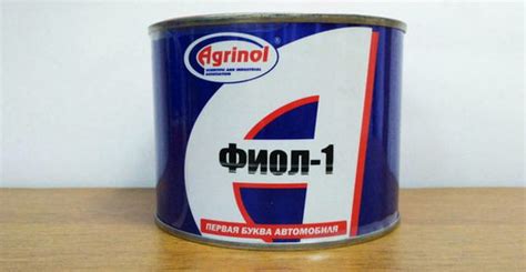 Смазка «Фиол». Характеристики. Характеристики и свойства смазки Фиол