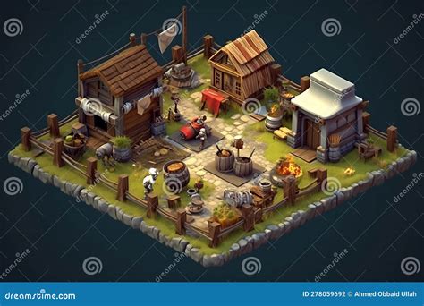 Isometric Soldiers In The Trench Trenches Securing Positions