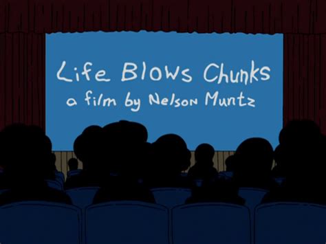 Life Blows Chunks - Wikisimpsons, the Simpsons Wiki