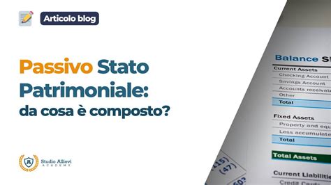 Passivo Stato Patrimoniale
