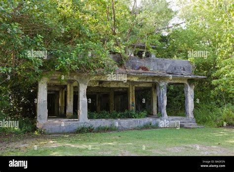 Japanese Headquarter At Ii World War Peleliu Island Micronesia Palau