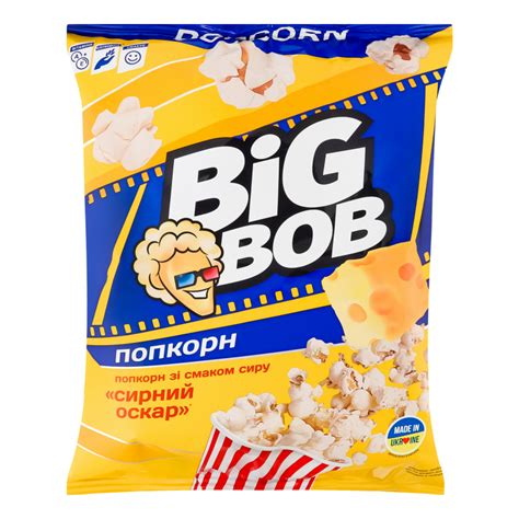 Попкорн со вкусом сыра Сырный Оскар Big Bob м/у 80г Big Bob ...