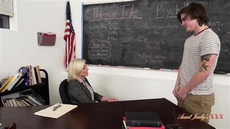Blonde Mature Professor Fucks Payton Hall